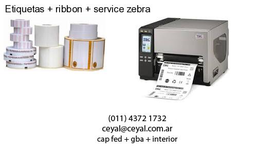 Etiquetas   ribbon   service zebra