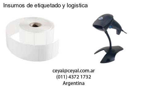 Insumos de etiquetado y logistica