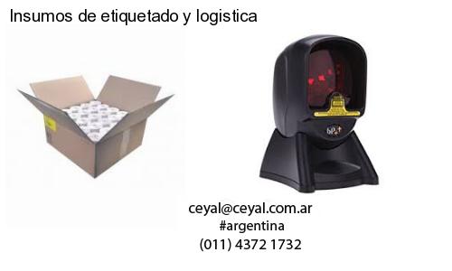 Insumos de etiquetado y logistica
