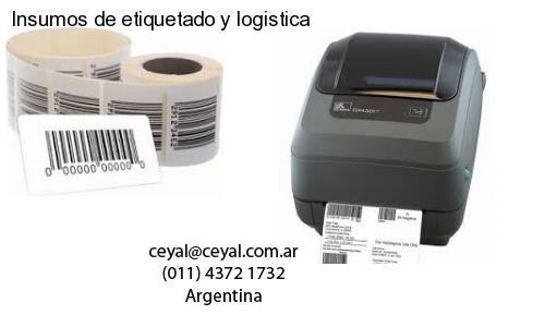 Insumos de etiquetado y logistica