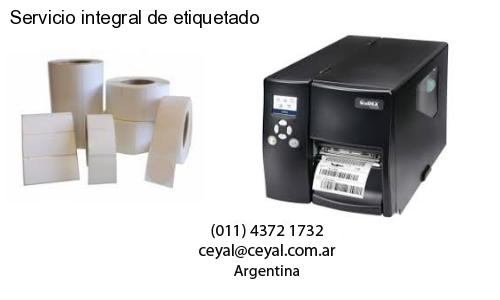 Servicio integral de etiquetado