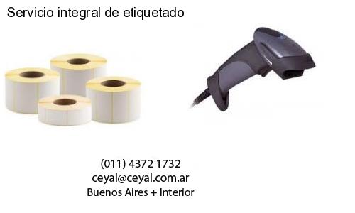 Servicio integral de etiquetado