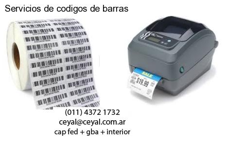 Servicios de codigos de barras