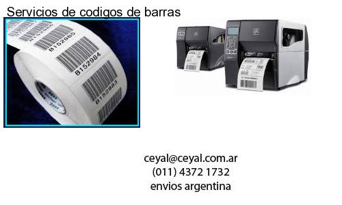 Servicios de codigos de barras