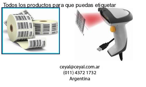 Todos los productos para que puedas etiquetar