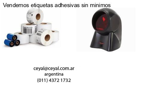 Vendemos etiquetas adhesivas sin minimos