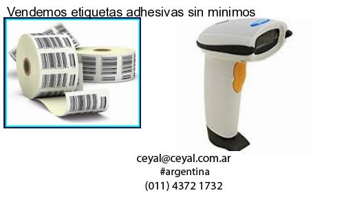 Vendemos etiquetas adhesivas sin minimos
