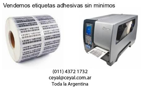 Vendemos etiquetas adhesivas sin minimos