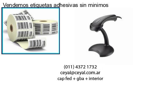 Vendemos etiquetas adhesivas sin minimos