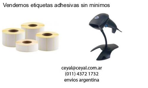 Vendemos etiquetas adhesivas sin minimos
