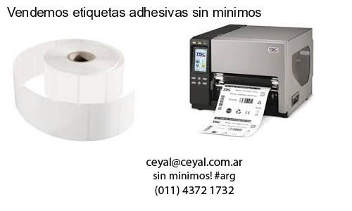 Vendemos etiquetas adhesivas sin minimos