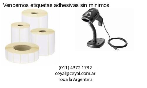 Vendemos etiquetas adhesivas sin minimos