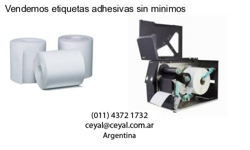 Vendemos etiquetas adhesivas sin minimos
