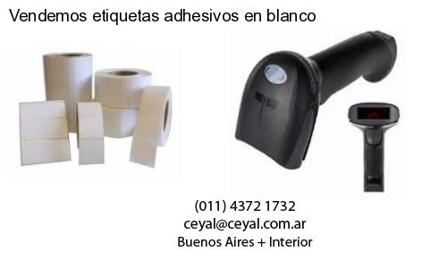 Vendemos etiquetas adhesivos en blanco