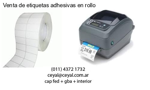 Venta de etiquetas adhesivas en rollo