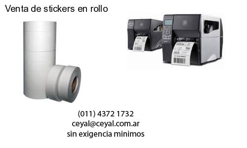 Venta de stickers en rollo