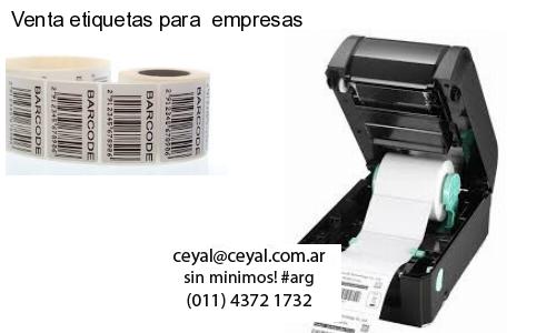 Venta etiquetas para  empresas