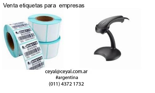 Venta etiquetas para  empresas