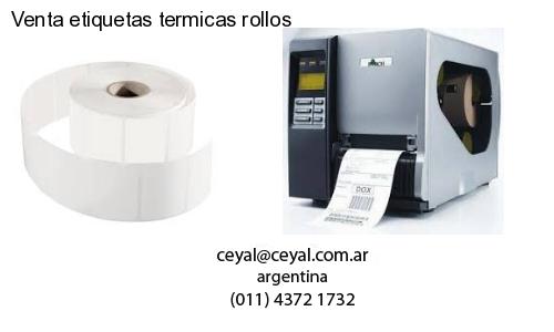 Venta etiquetas termicas rollos