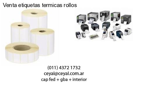 Venta etiquetas termicas rollos