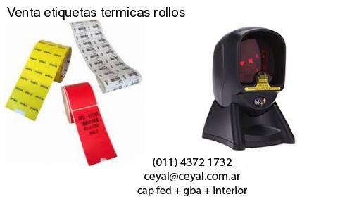 Venta etiquetas termicas rollos