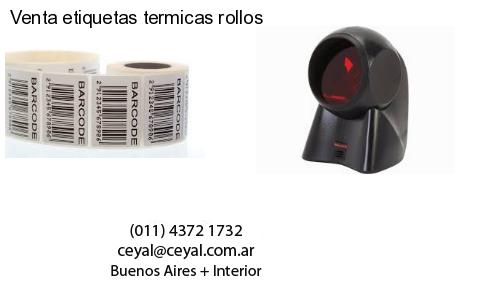 Venta etiquetas termicas rollos