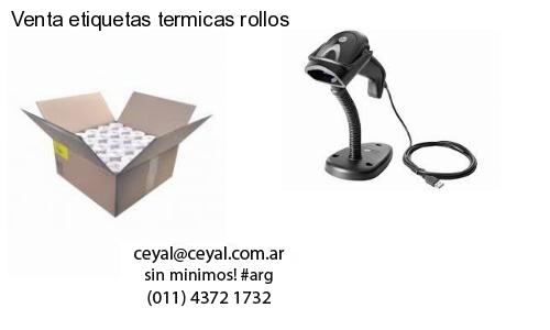 Venta etiquetas termicas rollos