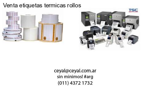 Venta etiquetas termicas rollos