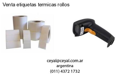 Venta etiquetas termicas rollos