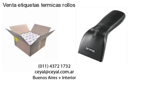Venta etiquetas termicas rollos