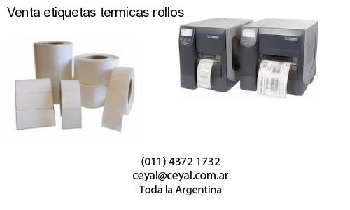 Venta etiquetas termicas rollos