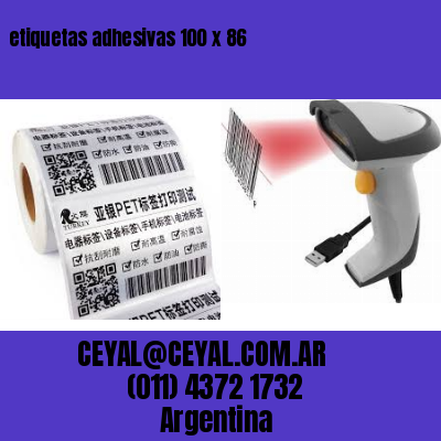 etiquetas adhesivas 100 x 86