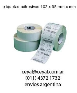 etiquetas adhesivas 102 x 98 mm x mm