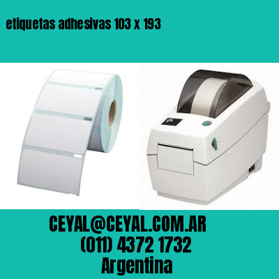 etiquetas adhesivas 103 x 193
