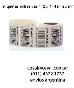 etiquetas adhesivas 112 x 144 mm x mm