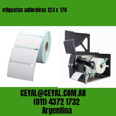 etiquetas adhesivas 123 x 176