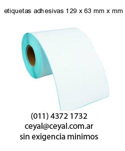 etiquetas adhesivas 129 x 63 mm x mm