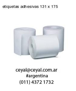 etiquetas adhesivas 131 x 175