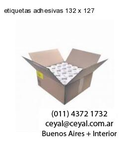 etiquetas adhesivas 132 x 127