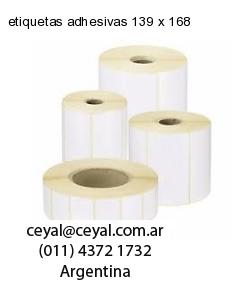 etiquetas adhesivas 139 x 168