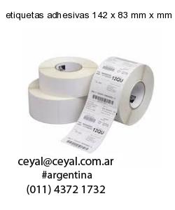 etiquetas adhesivas 142 x 83 mm x mm