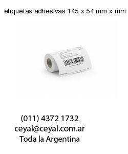 etiquetas adhesivas 145 x 54 mm x mm