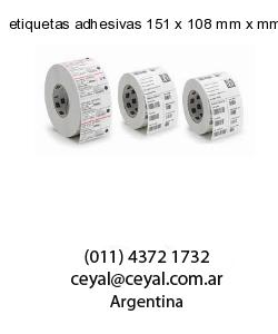 etiquetas adhesivas 151 x 108 mm x mm