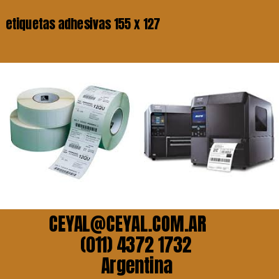etiquetas adhesivas 155 x 127