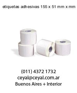etiquetas adhesivas 155 x 51 mm x mm