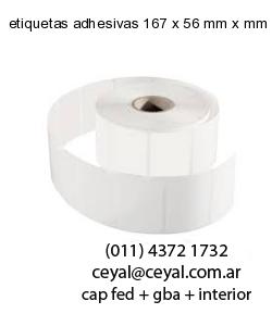 etiquetas adhesivas 167 x 56 mm x mm