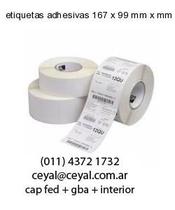 etiquetas adhesivas 167 x 99 mm x mm