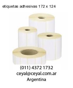 etiquetas adhesivas 172 x 124