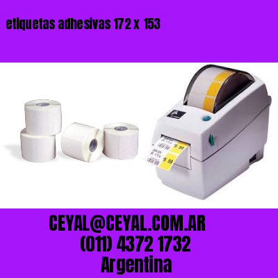 etiquetas adhesivas 172 x 153
