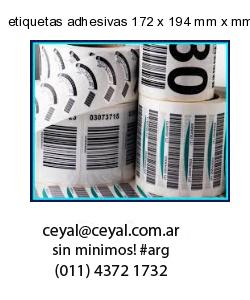etiquetas adhesivas 172 x 194 mm x mm
